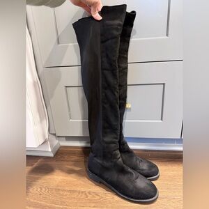 Black Over-the-Knee Boots